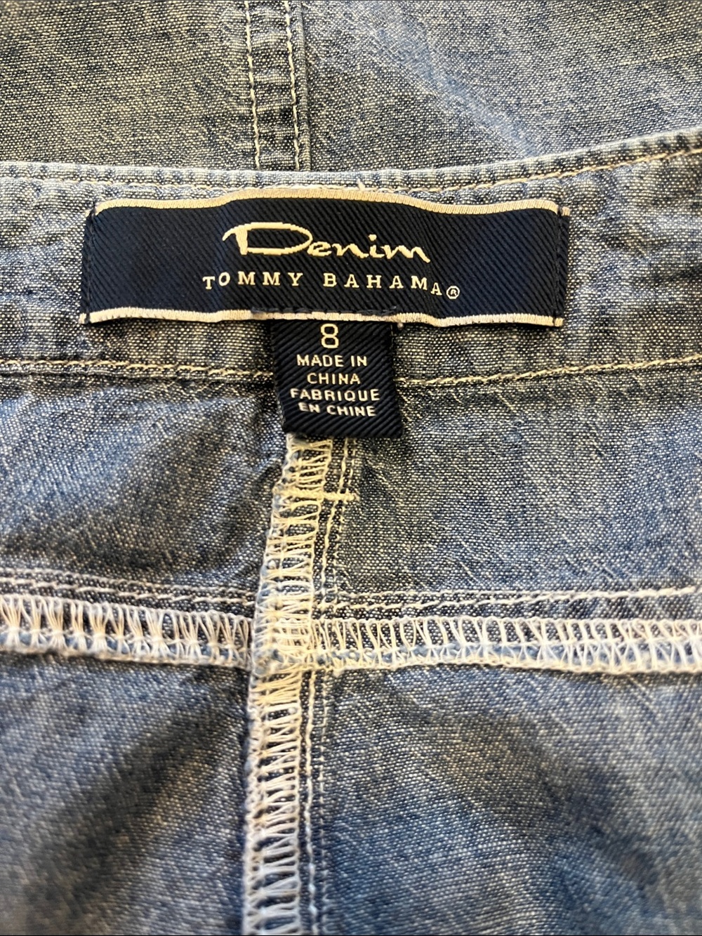 Tommy Bahama Denim Lightweight Skirt - Picture 6 of 7